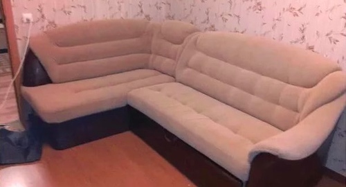 Перетяжка углового дивана. Дедовск